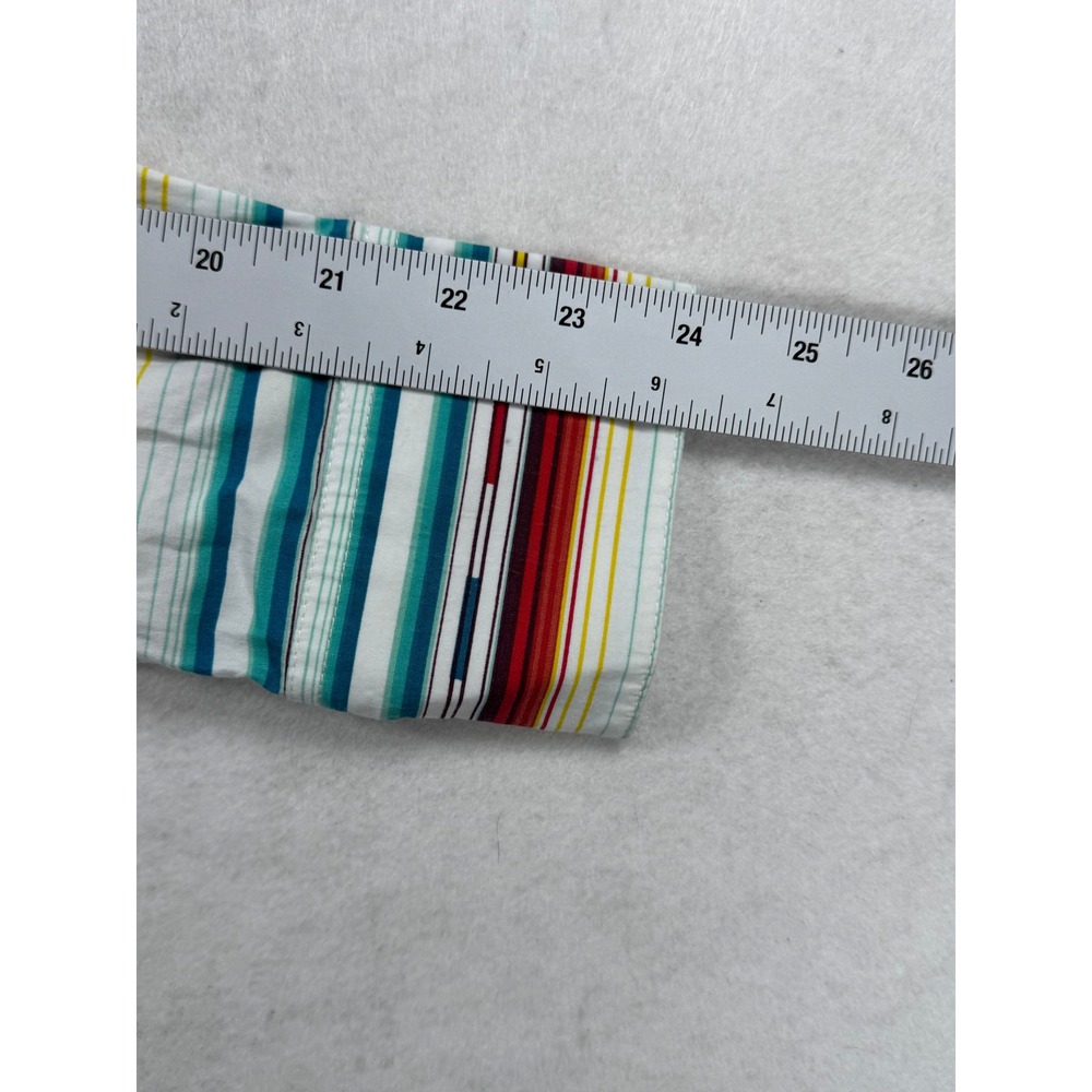 Ariat Real Womens Kirby Stretch Western Shirt Aztec Multi Stripe Fitted  L/S - Picture 6 of 12